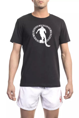 Bikkembergs Black Cotton T-Shirt