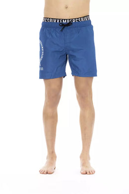 Bikkembergs Blue Polyester Swimwear