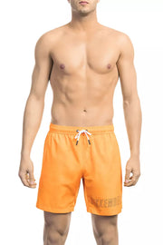 Bikkembergs Orange Polyester Swimwear