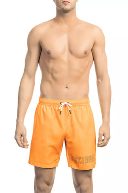 Bikkembergs Orange Polyester Swimwear
