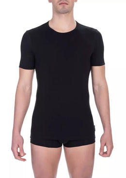 Bikkembergs Black Cotton T-Shirt