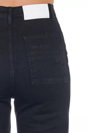 Frankie Morello Black Cotton Pant