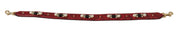 Dolce & Gabbana Red Exotic Leather Crystals Bag Shoulder Strap