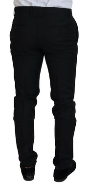 Dolce & Gabbana Black Single Breasted 2 Piece MARTINI Suit