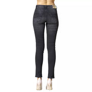 Yes Zee Black Cotton Jeans Denim