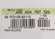 GF Ferre Black Cotton Stretch Chinos Pants