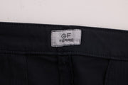 GF Ferre Blue Cotton Stretch Chinos Pants