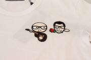 Dolce & Gabbana White #dgfamily Crewneck Cotton T-shirt