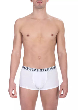 Bikkembergs White Cotton Boxer