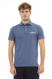 Baldinini Trend Blue Cotton Polo Shirt