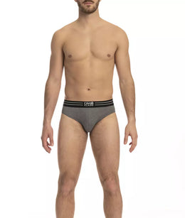 Cavalli Class Gray Cotton Boxer