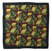 Dolce & Gabbana Multicolor Printed Square Handkerchief Scarf