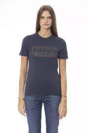Baldinini Trend Blue Cotton T-Shirt
