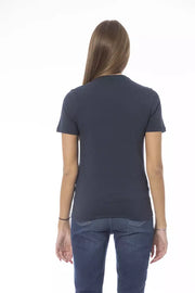Baldinini Trend Blue Cotton T-Shirt