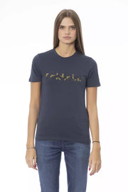 Baldinini Trend Blue Cotton T-Shirt