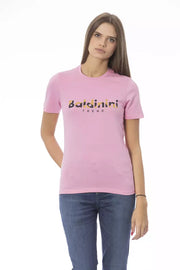 Baldinini Trend Multicolor Cotton T-Shirt