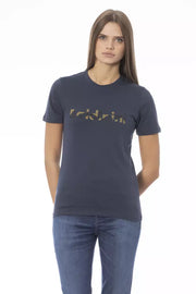 Baldinini Trend Blue Cotton T-Shirt