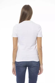 Baldinini Trend White Cotton T-Shirt