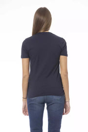 Baldinini Trend Blue Cotton T-Shirt