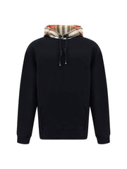 Burberry Black Cotton Samuel Hoodie Sweatshirt