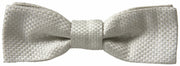 Dolce & Gabbana Ivory Silk Adjustable Neck Papillon Men Bow Tie
