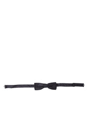 Dolce & Gabbana Blue Polka Dot Silk Adjustable Neck Men Papillon Bow Tie