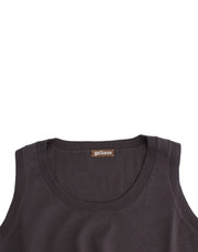 John Galliano Brown knit tank top
