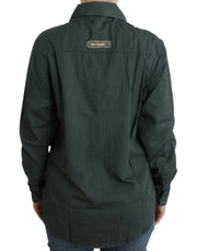 Cavalli Gray button down shirt