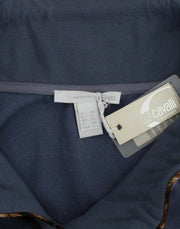 Cavalli Blue velvet cotton sweater