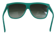 Dolce & Gabbana Green Stars Acetate Square Shades Sunglasses