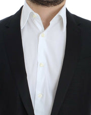 Dolce & Gabbana Black wool MARTINI slim blazer