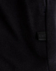 Costume National Blue hooded cotton sweater