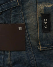 Costume National Blue straight leg jeans