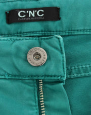 Costume National Green straight leg jeans