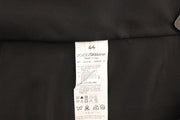 Dolce & Gabbana Gray Wool Stretch Dress Vest Jacket Blazer