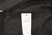 Dolce & Gabbana Black Wool Silk Stretch Dress Vest Blazer