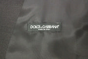 Dolce & Gabbana Gray Wool Silk Dress Vest Gilet Weste