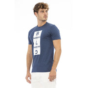 Baldinini Trend Blue Cotton T-Shirt
