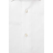 Bagutta White Cotton Men's Shirt