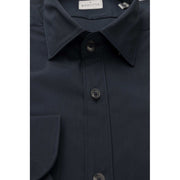 Bagutta Blue Cotton Shirt