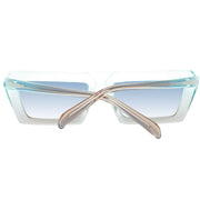 Emilio Pucci Turquoise Plastic Sunglasses