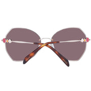 Emilio Pucci Rose Gold Metal Sunglasses