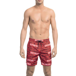 Bikkembergs Red Polyester Swimwear
