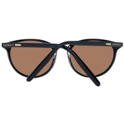 Serengeti Black Acetate & Metal Sunglasses