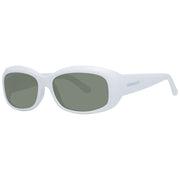 Serengeti White Nylon Sunglasses