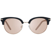 Serengeti Black Acetate & Metal Sunglasses