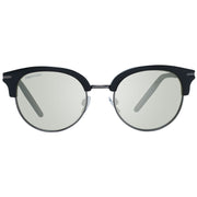 Serengeti Black Acetate & Metal Sunglasses