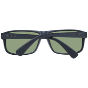 Serengeti Black Plastic Sunglasses