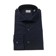 Bagutta Blue Cotton Men's Slim Shirt