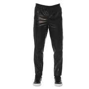 Trussardi Black Lamb Leather Pant